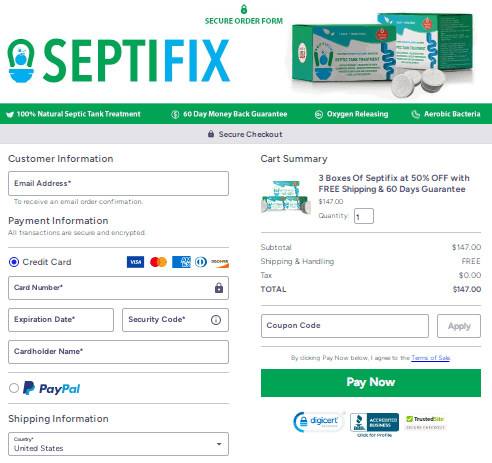 Septifix What Happens